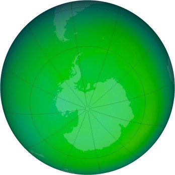 December 1979 monthly mean Antarctic ozone